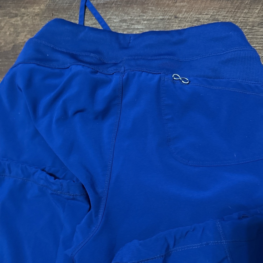 Women's Blue Straight Leg Scrub Pants - Picture 6 of 7